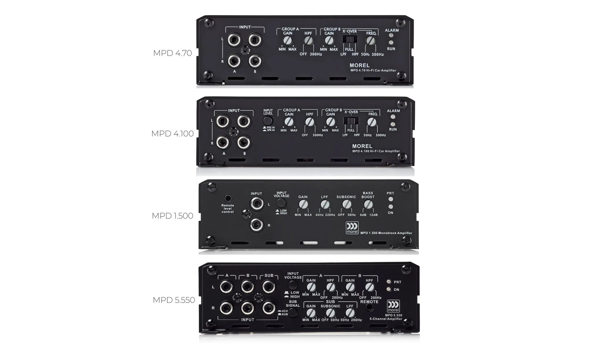 Amply Mono Ô Tô Morel MPD 1.500 550W RMS 2 Ohm - Ảnh phụ