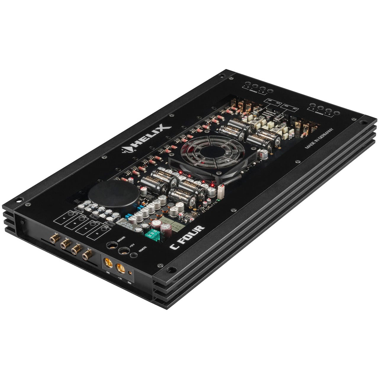 Amply Ô Tô 4 Kênh Helix C FOUR Class AB 4x150W RMS 4 Ohm - Ảnh phụ