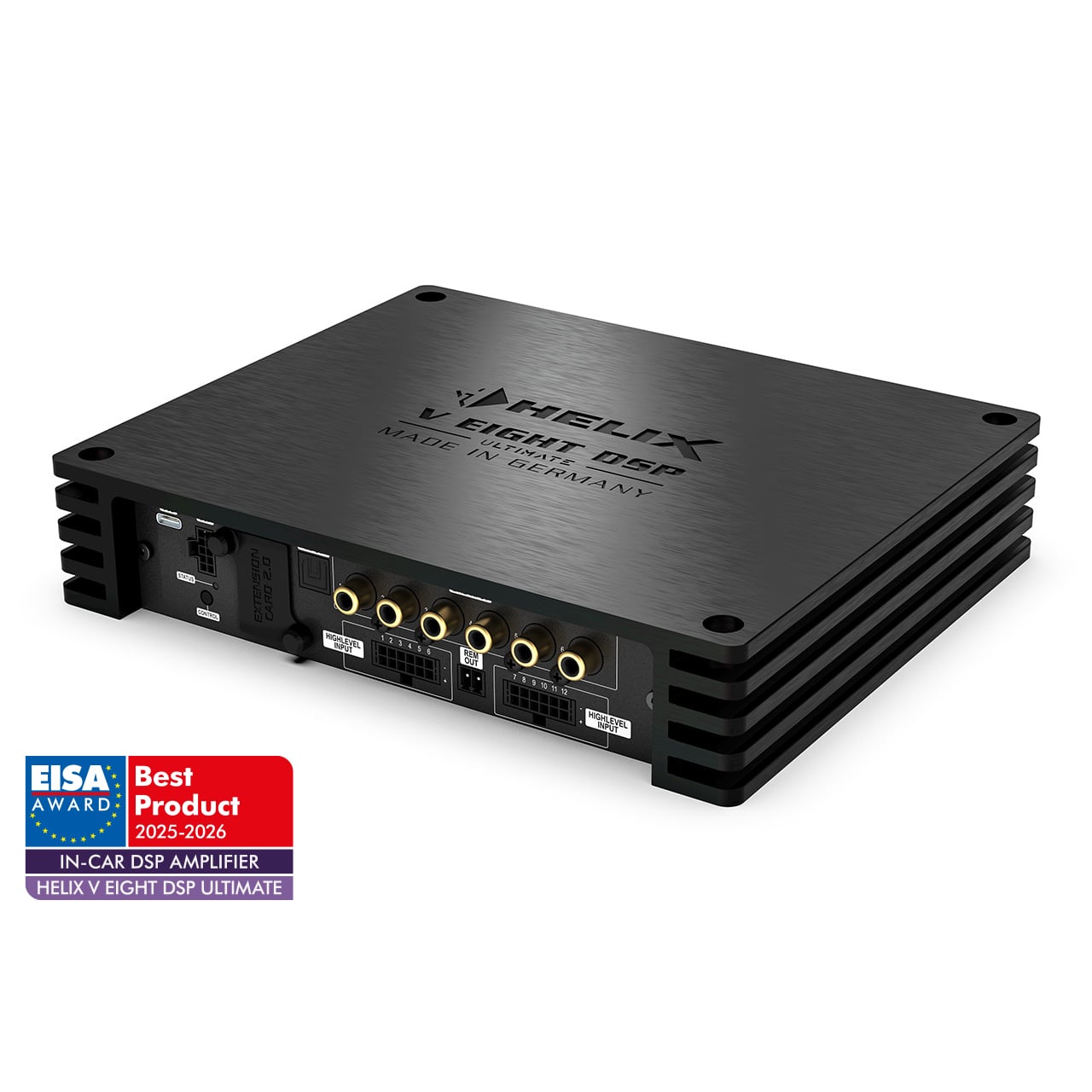 Amply Tích Hợp DSP Ô Tô 8 Kênh Helix V EIGHT DSP ULTIMATE 8x110W