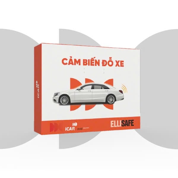 Cảm Biến Đỗ Xe Ô Tô iCar Ellisafe S6 Basic 4 Mắt