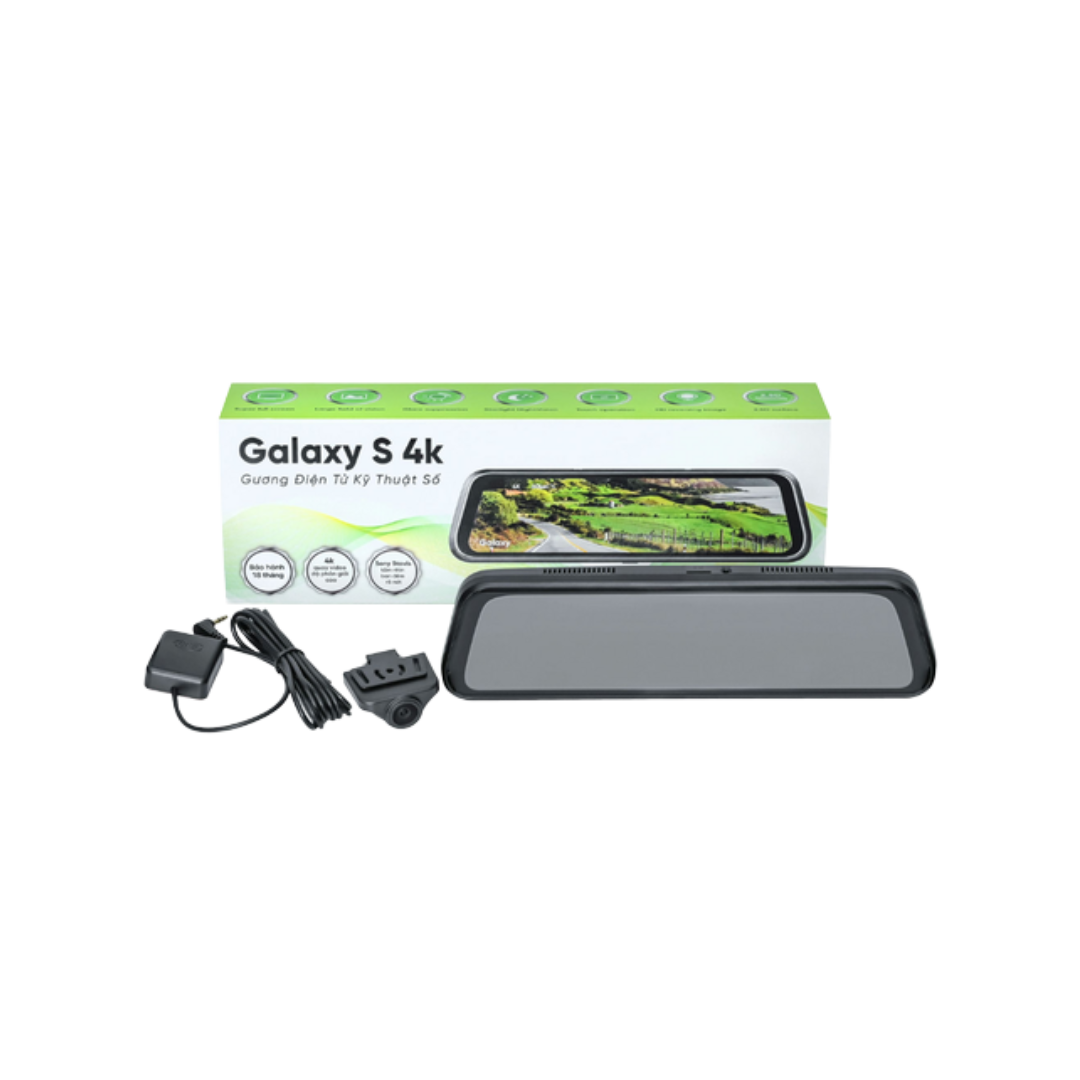 Camera Hành Trình Gương Galaxy S-4K Trước 4K Sau 1080P