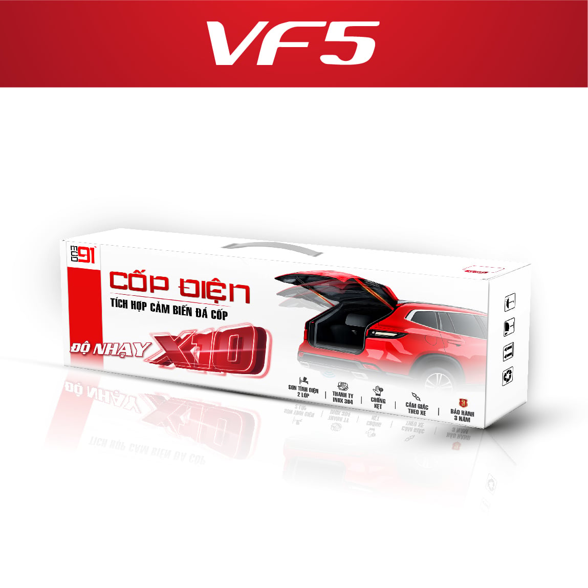 Cốp Điện MCD91 VinFast VF5 Kèm Đá Cốp