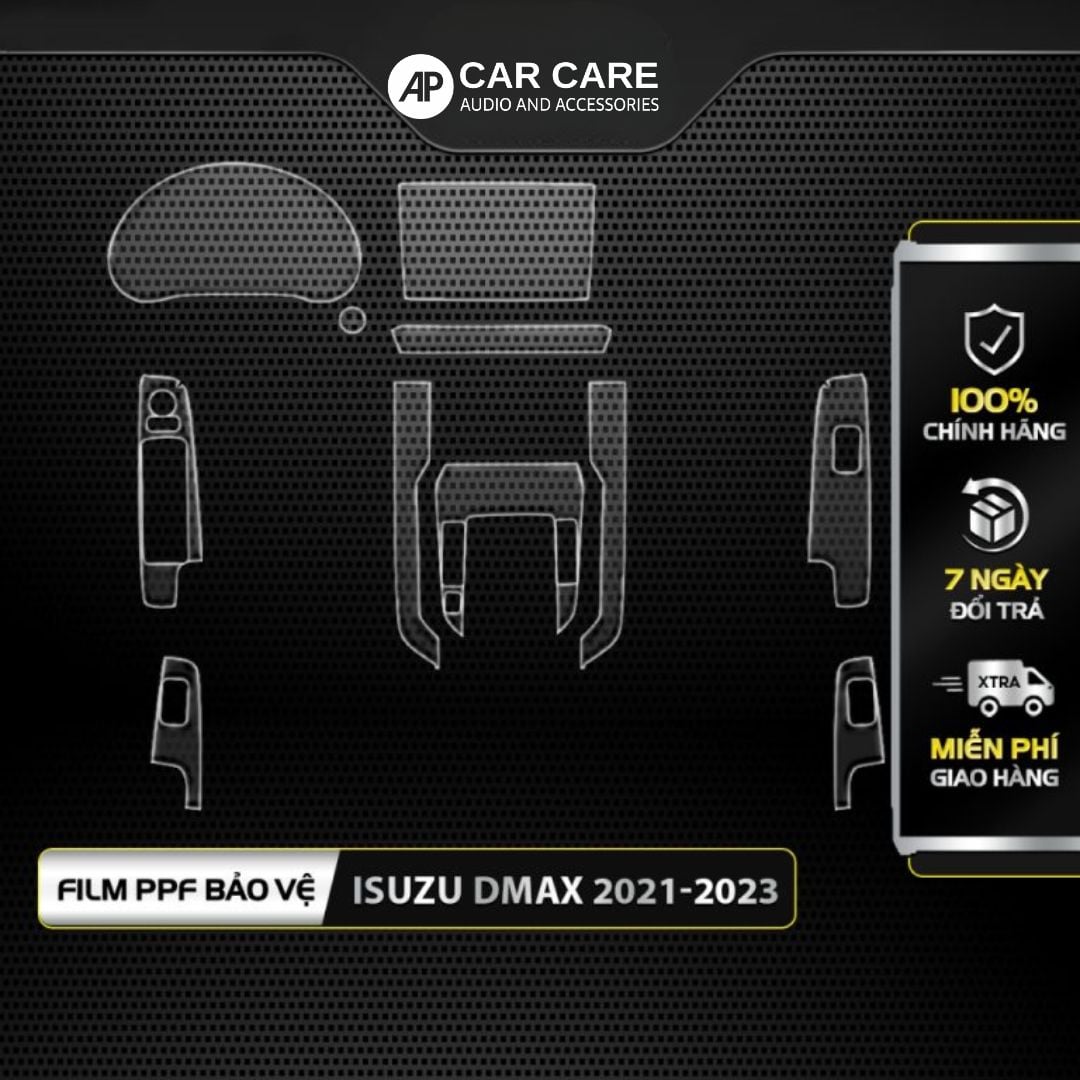 Dán PPF nội thất ô tô ISUZU