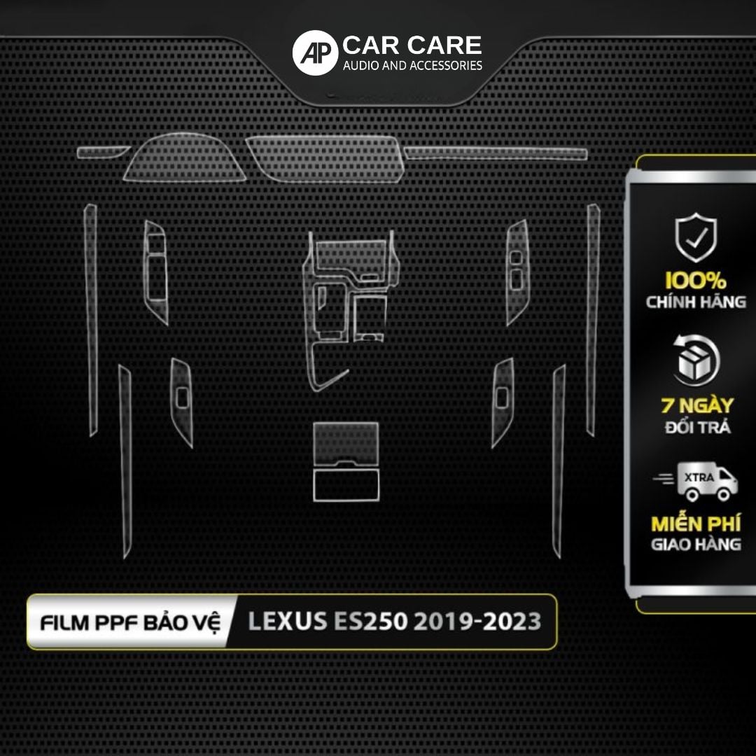 Dán PPF nội thất ô tô LEXUS