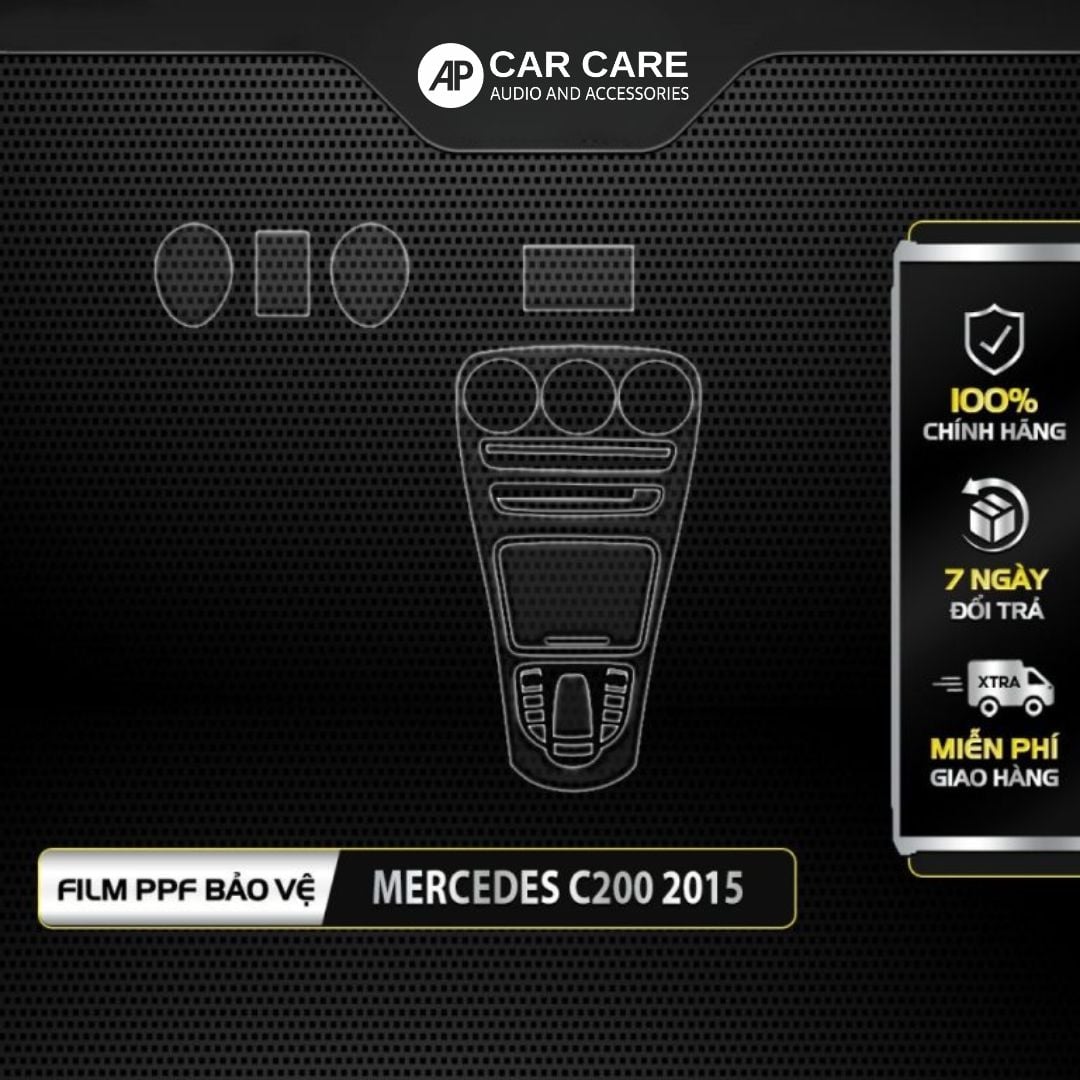 Dán PPF nội thất ô tô MERCEDES C-CLASS