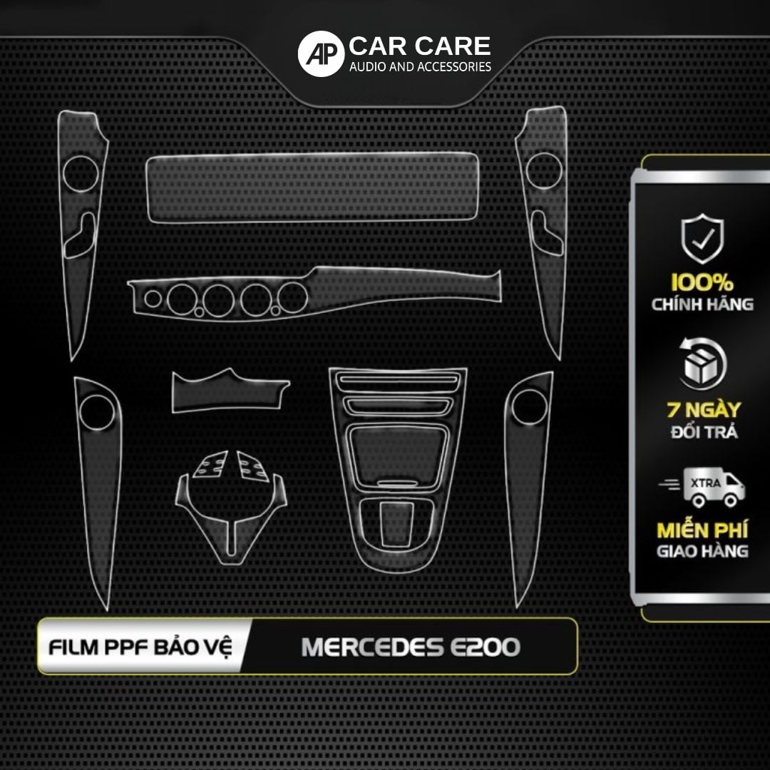 Dán PPF nội thất ô tô MERCEDES E-CLASS - Ảnh phụ