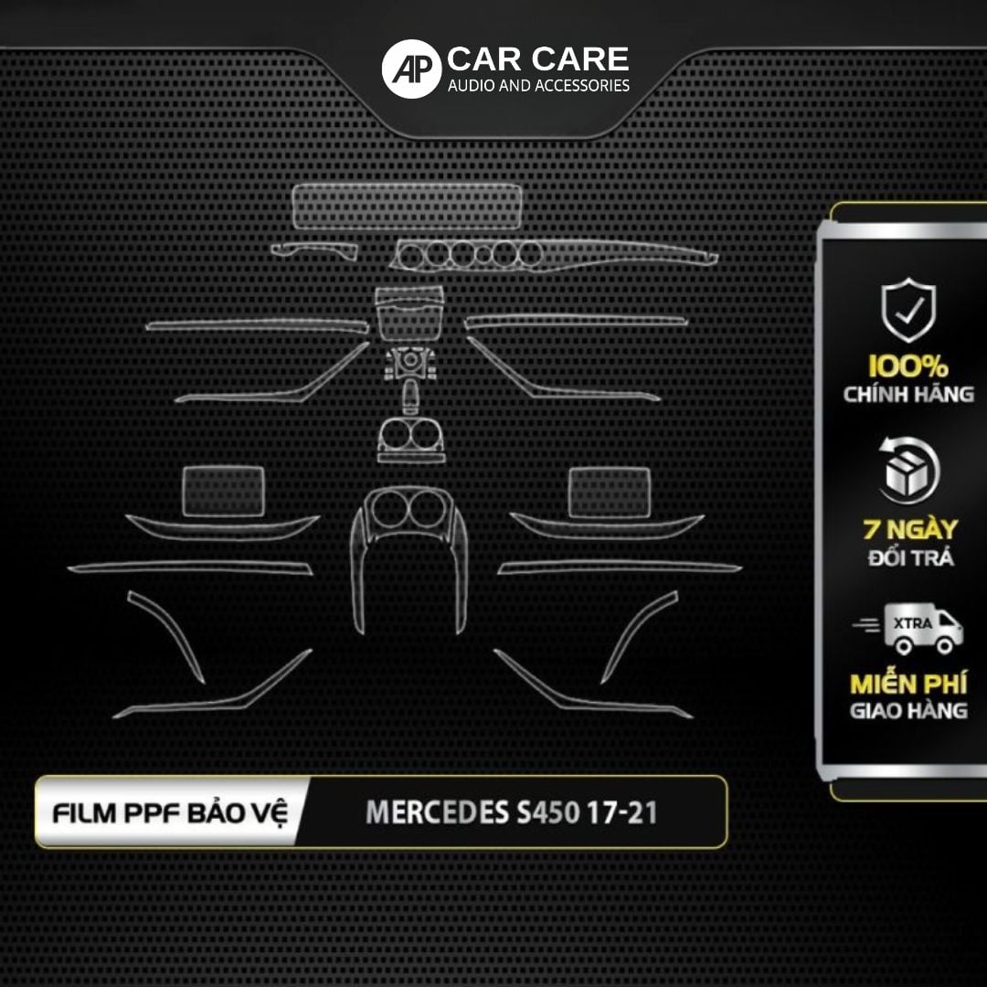 Dán PPF nội thất ô tô MERCEDES S-CLASS - Ảnh phụ