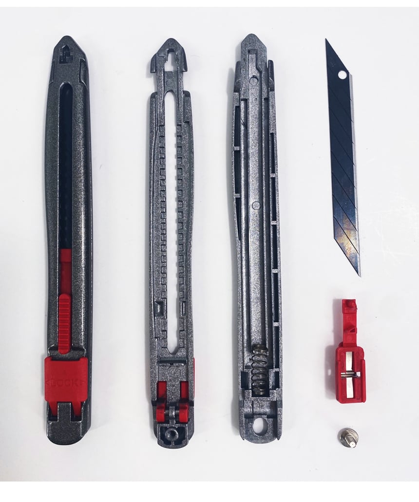 Dao Cắt PPF, Film, Wrap Mado Auto Kèm Lưỡi SDI, Deli 9mm 30/60 Độ