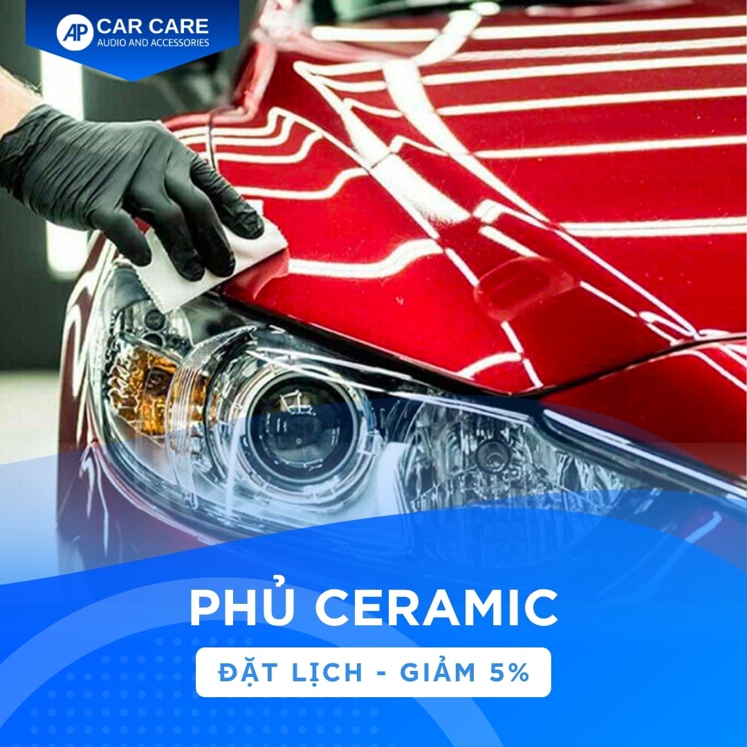 Dịch vụ Phủ Ceramic ô tô Full (Sơn + kính) 2026 - Bảo hành từ 2 đến 5 năm