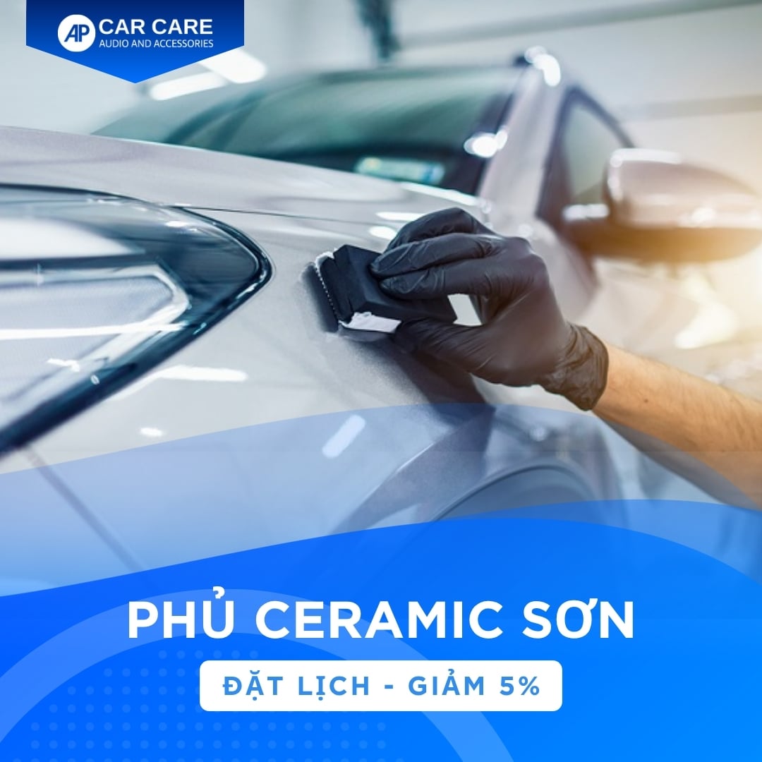 Dịch vụ phủ ceramic sơn ô tô chuẩn detailing