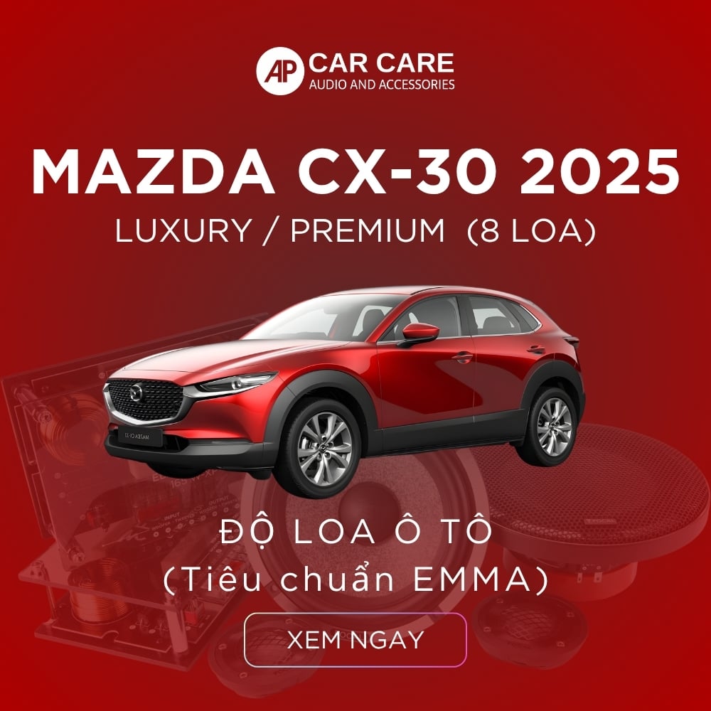 Độ loa ô tô Mazda CX-30 2025 (8 loa)