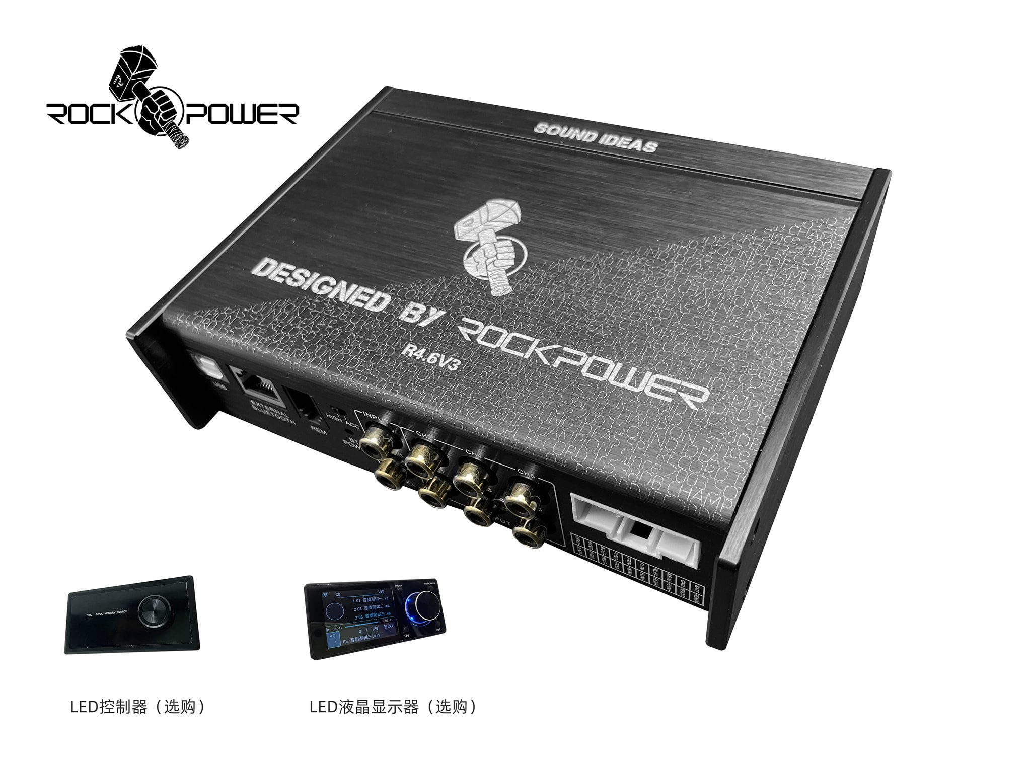 DSP Rock Power R4.6V3 - 6 kênh tín hiệu + 4 kênh Amply 80W - Ảnh phụ