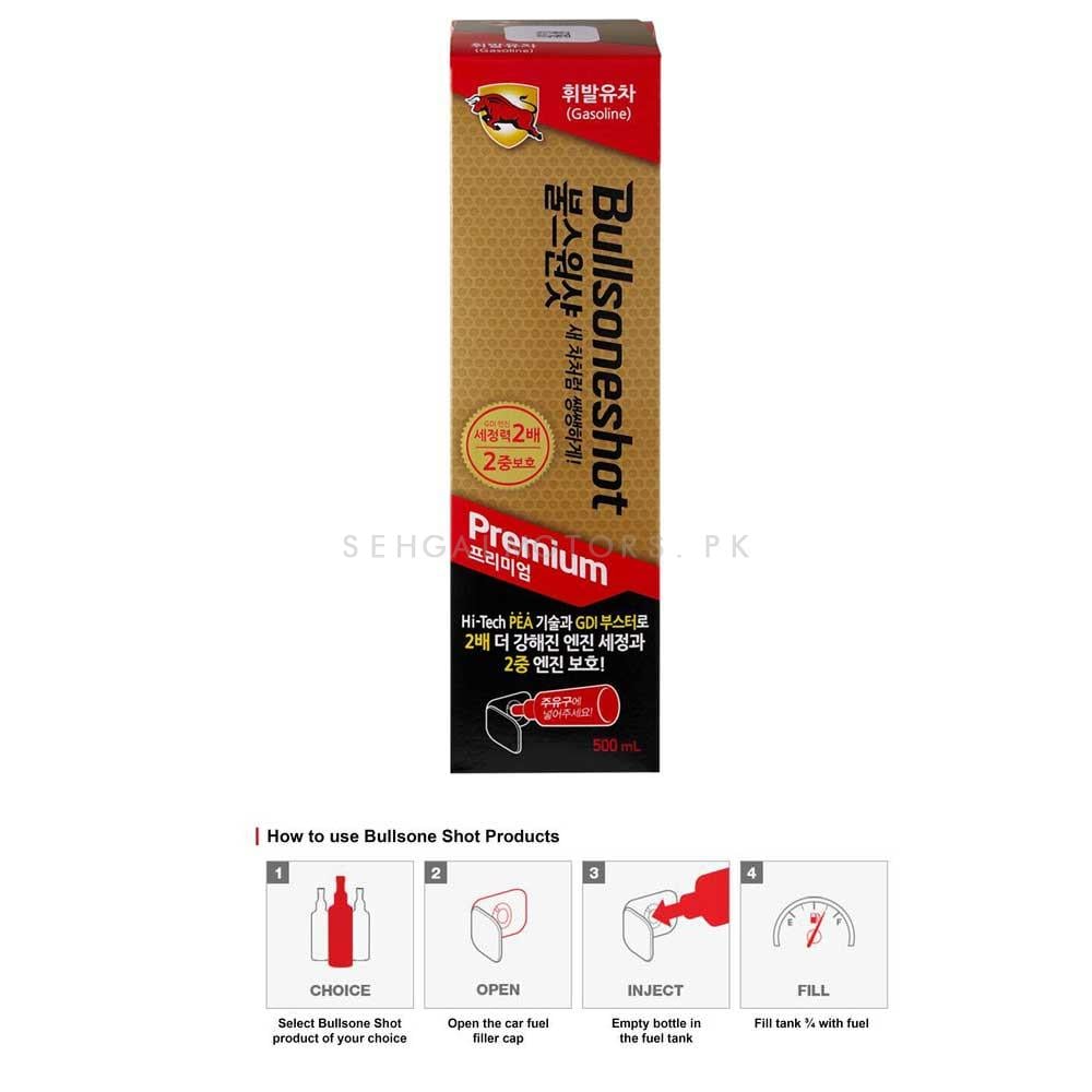 Dung Dịch Vệ Sinh Buồng Đốt Máy Xăng Bullsoneshot Premium 500ml - Ảnh phụ
