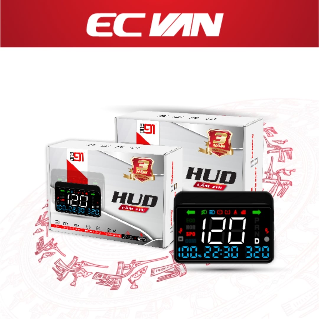 HUD Ô Tô MCD91 VinFast EC Van Hiển Thị Kính Lái