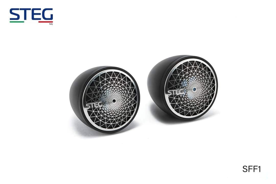 Loa Mid Treble Ô Tô STEG SFF1 Vỏ Viên Đạn Lưới Kim Loại
