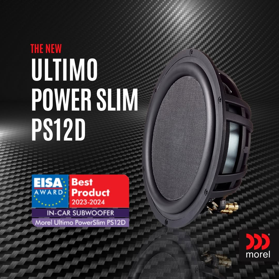Loa SUB Hơi Ô Tô Morel Ultimo PowerSlim PS12D 12 Inch Siêu Mỏng