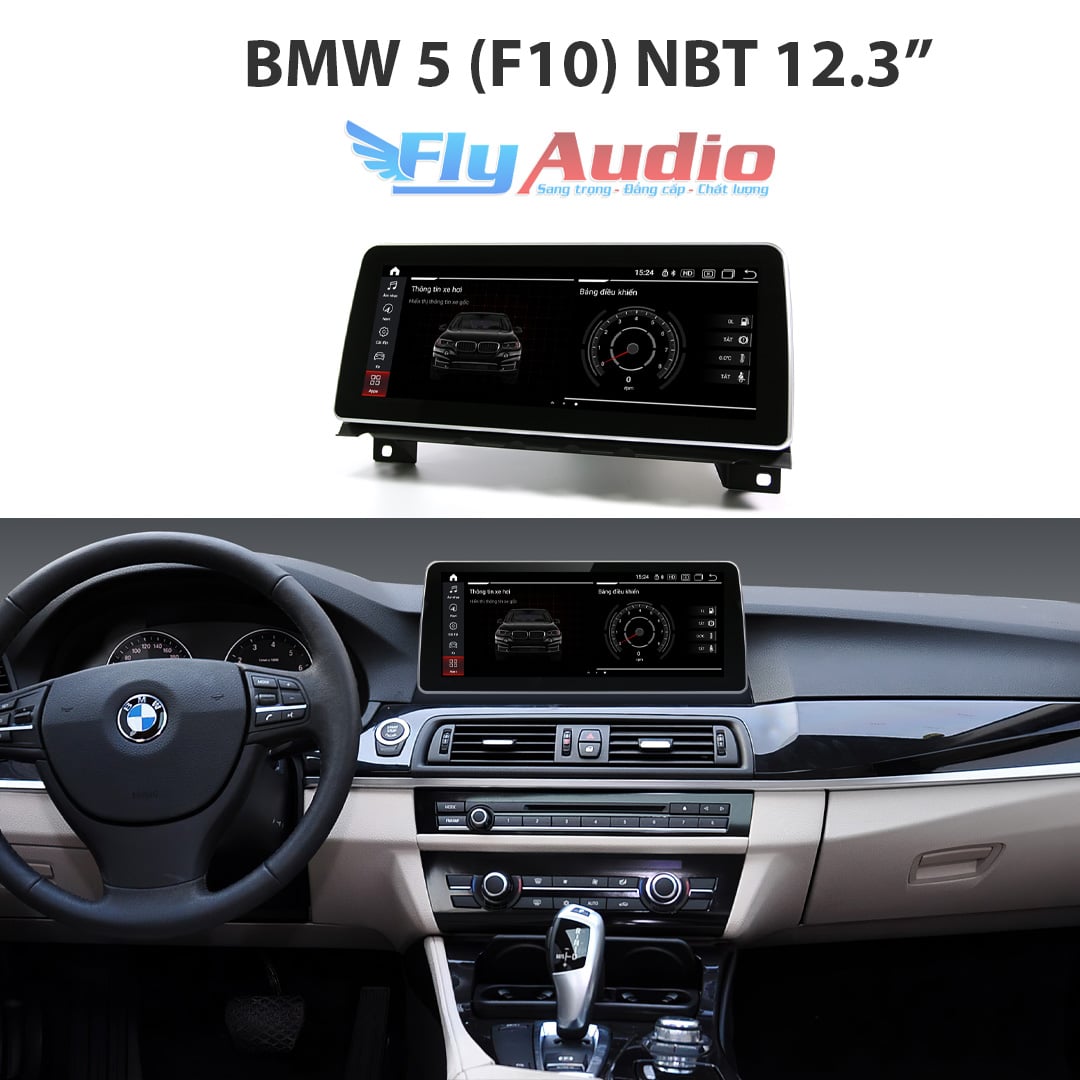 Màn Hình Android BMW Fly 12.3 Inch Cho Hệ iDrive CCC, CIC, NBT, EVO