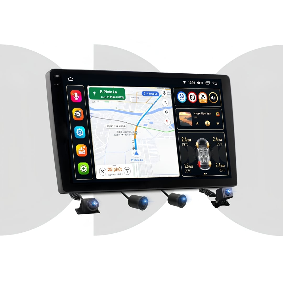 Màn Hình Android Ô Tô Liền Camera 360 iCar Elliview S5 - Ảnh phụ