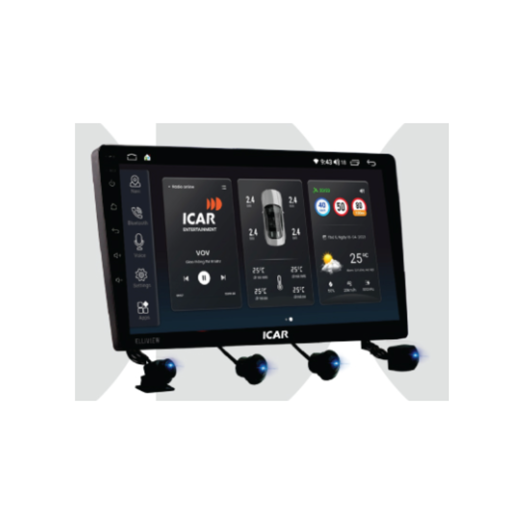Màn Hình Android Ô Tô Liền Camera 360 iCar Elliview SEP - Ảnh phụ