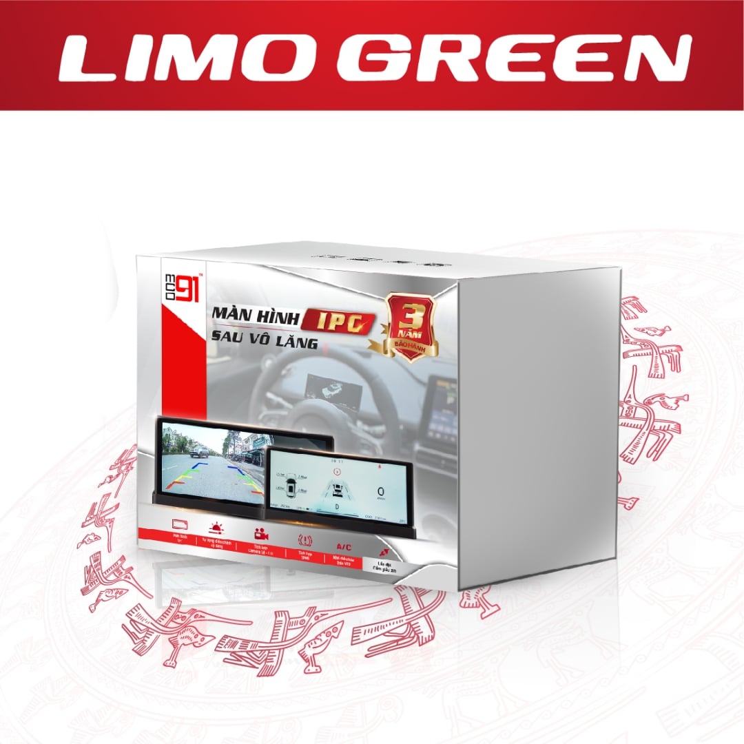 Màn Hình Sau Vô Lăng MCD91 VinFast Limo Green IPC 6.2 Inch