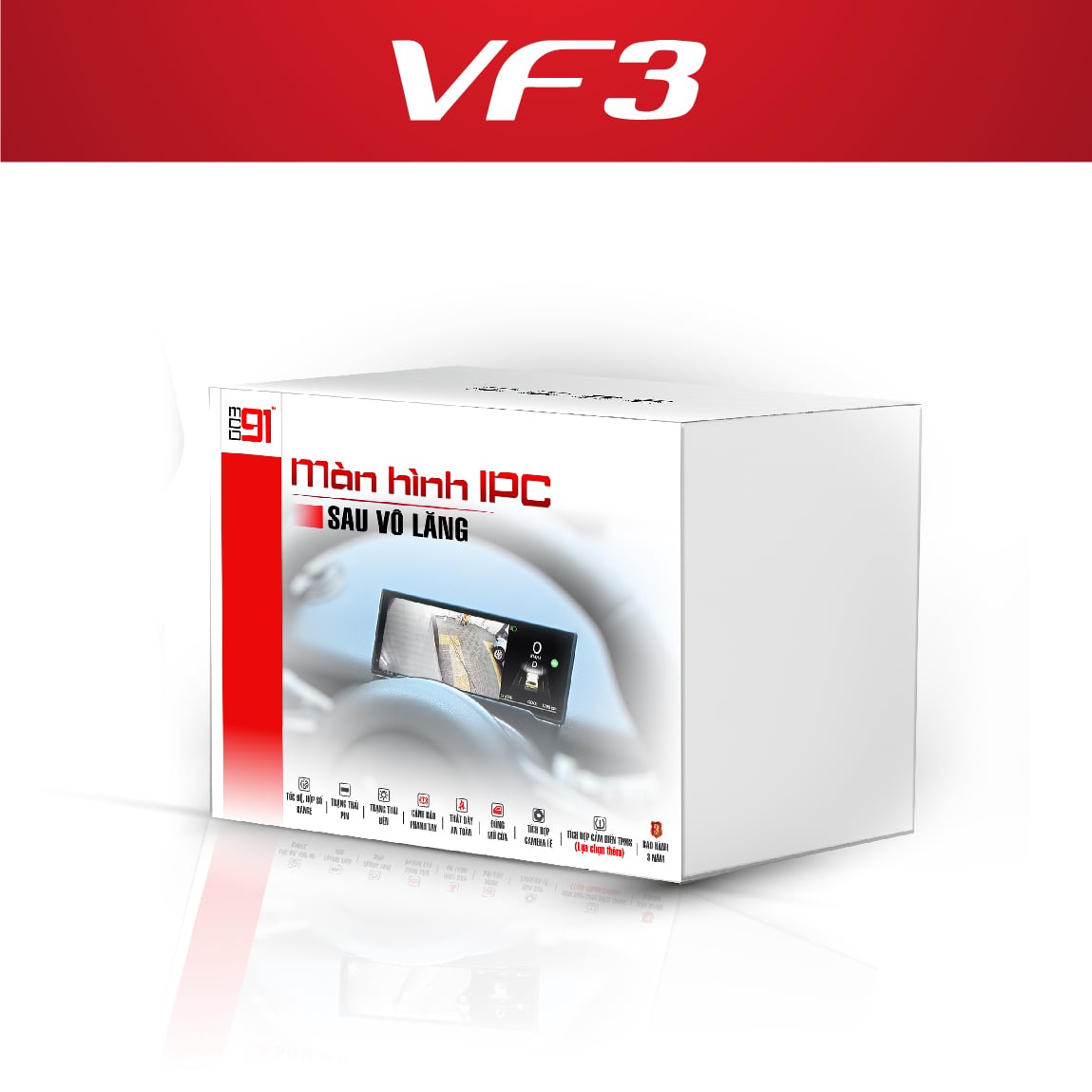 Màn Hình Sau Vô Lăng MCD91 VinFast VF3 IPC 6.2 Inch - Ảnh phụ