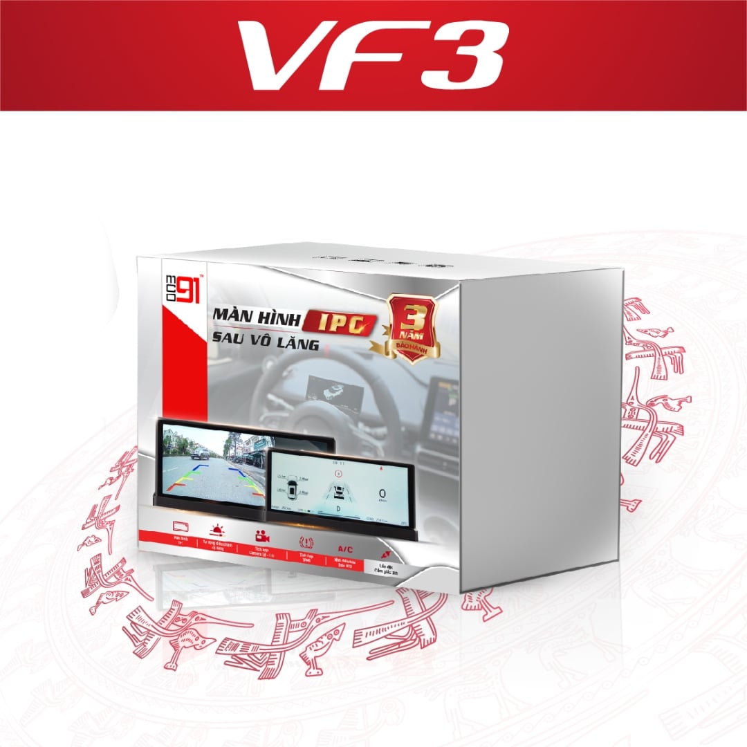Màn Hình Sau Vô Lăng MCD91 VinFast VF3 IPC 6.2 Inch