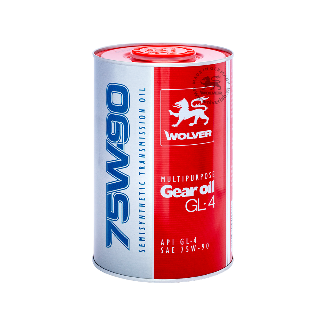 Nhớt hộp số ô tô Wolver Multigrade Hypoid Gear Oil GL4 75W90