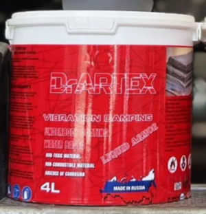 Sơn Phủ Gầm Ô Tô Dr Artex Liquid Armor Gốc Nước Xô 4L / Chai 1L