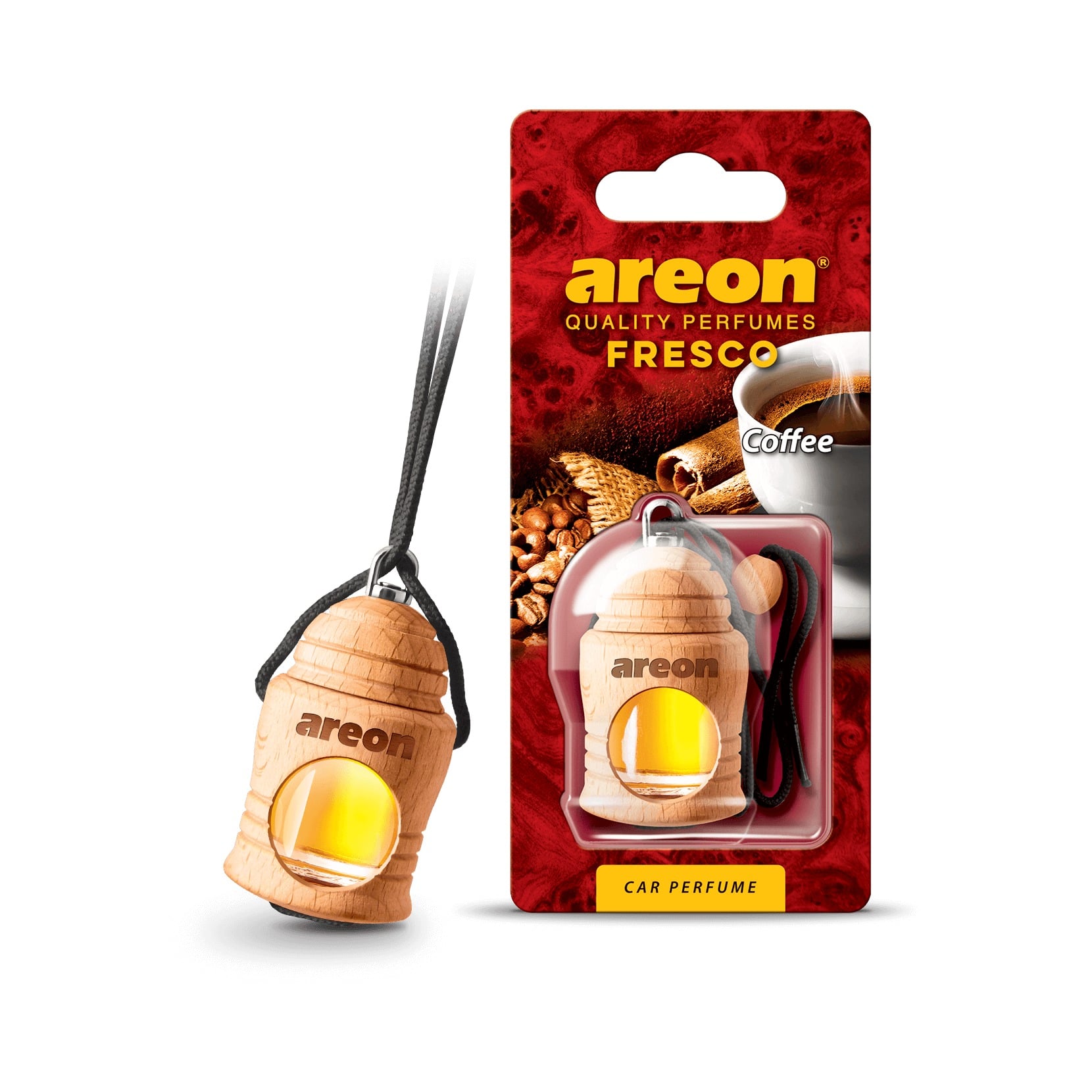 Tinh Dầu Treo Xe Ô Tô Areon Fresco Café Hương Cà Phê