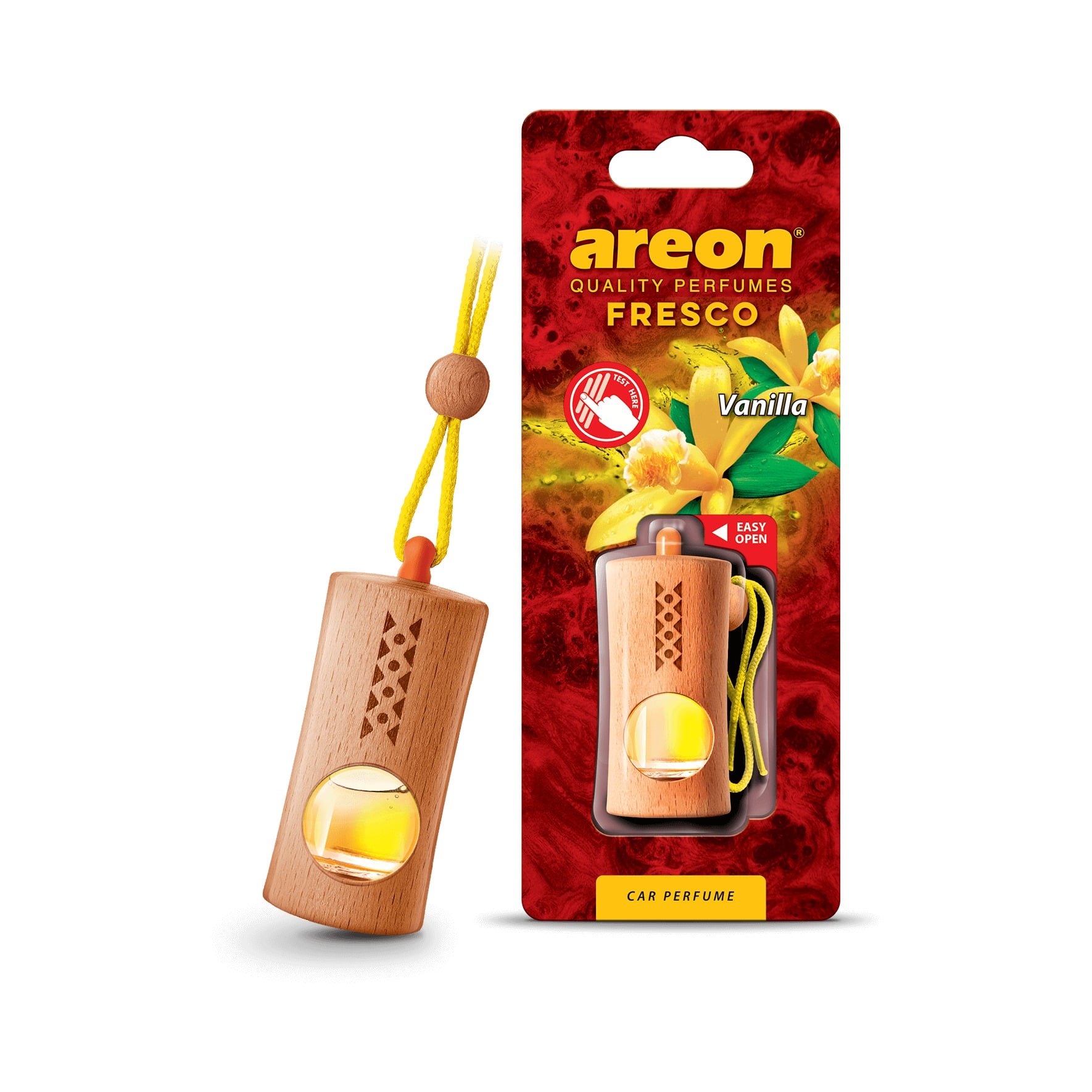 Tinh Dầu Treo Xe Ô Tô Areon Fresco Vanilla Hương Vani