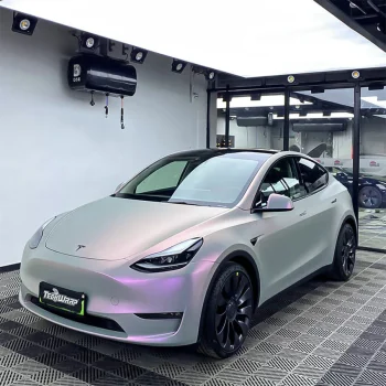 Matte Silver Sunset (DS03M) Vinyl Wrap - Ảnh phụ