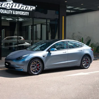 Silver Blue (SMT19) Vinyl Wrap - Ảnh phụ